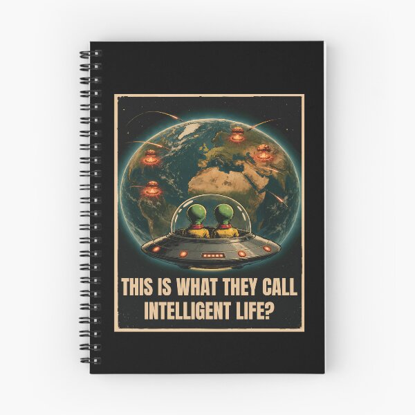Item preview, Funny Alien UFO Visiting Earth During Nuclear War Pro Peace designed and sold by wtfbba.