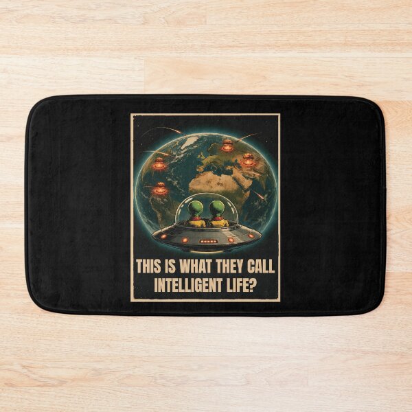 Item preview, Funny Alien UFO Visiting Earth During Nuclear War Pro Peace designed and sold by wtfbba.