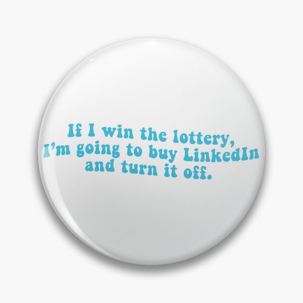 Item preview, Turn LinkedIn Off – Funny Meme Stickers & T-Shirts designed and sold by myloveatfirstframe.