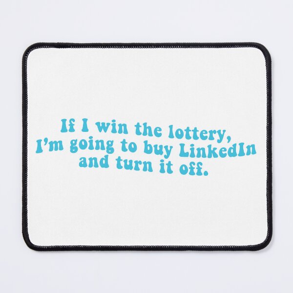 Item preview, Turn LinkedIn Off – Funny Meme Stickers & T-Shirts designed and sold by myloveatfirstframe.