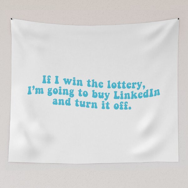 Item preview, Turn LinkedIn Off – Funny Meme Stickers & T-Shirts designed and sold by myloveatfirstframe.