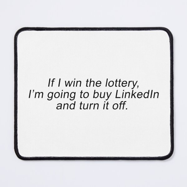Item preview, Turn LinkedIn Off – Funny Meme Stickers & T-Shirts designed and sold by myloveatfirstframe.