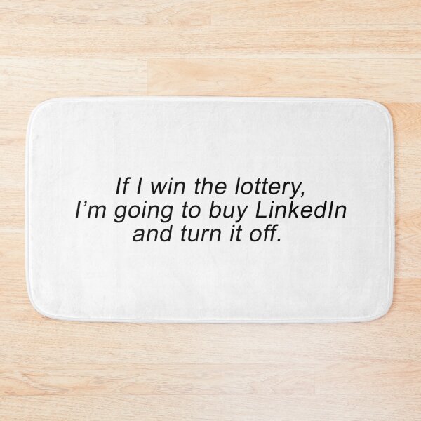 Item preview, Turn LinkedIn Off – Funny Meme Stickers & T-Shirts designed and sold by myloveatfirstframe.