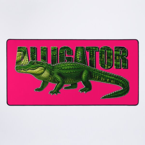 Item preview, ALLIGATOR - #FF0066 designed and sold by Marlon Oseguera.