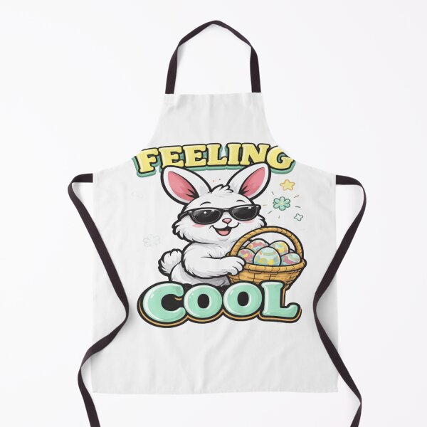 Item preview, Feeling Cool Funny Easter Bunny | Cute Egg Basket Bunny designed and sold by InspiredCreatives.