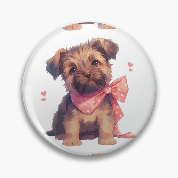 Item preview, Cute Border Terrier designed and sold by MendaciousMina.