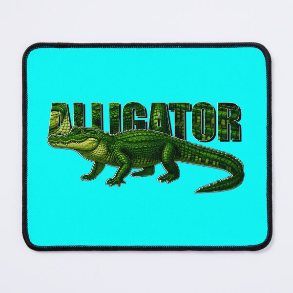 Item preview, ALLIGATOR - #00FFFF designed and sold by Marlon Oseguera.
