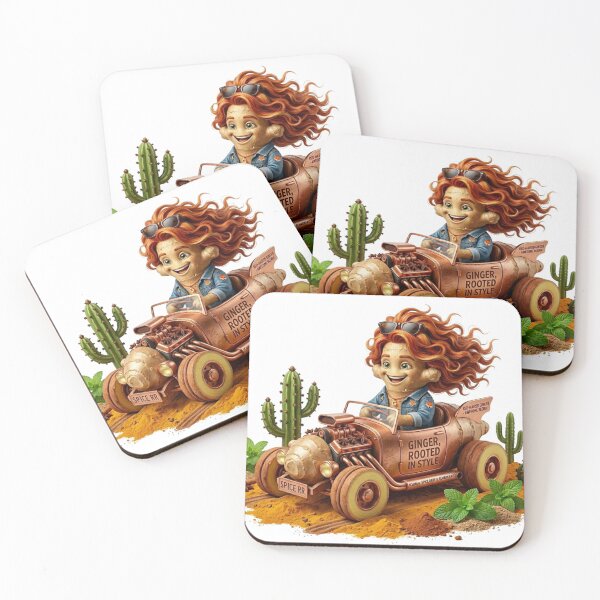 Item preview, Ginger are people too - Cute Redhead Ginger Root Driving Car - Spice Rare & Remarkable designed and sold by By Dana Studio.