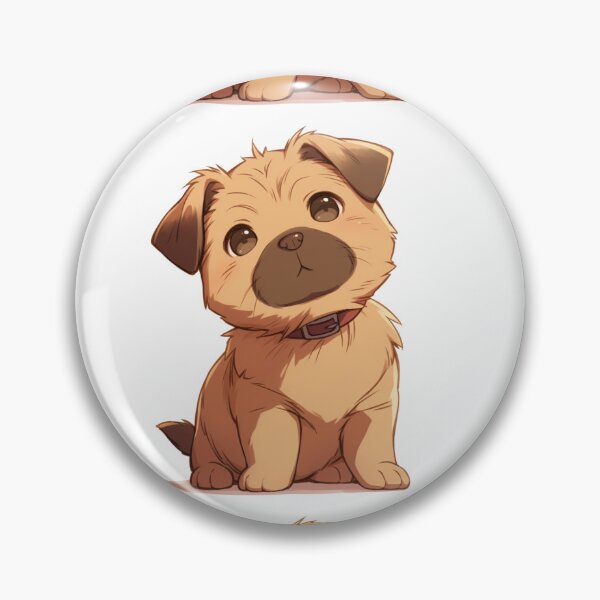 Item preview, Cute Border Terrier designed and sold by MendaciousMina.