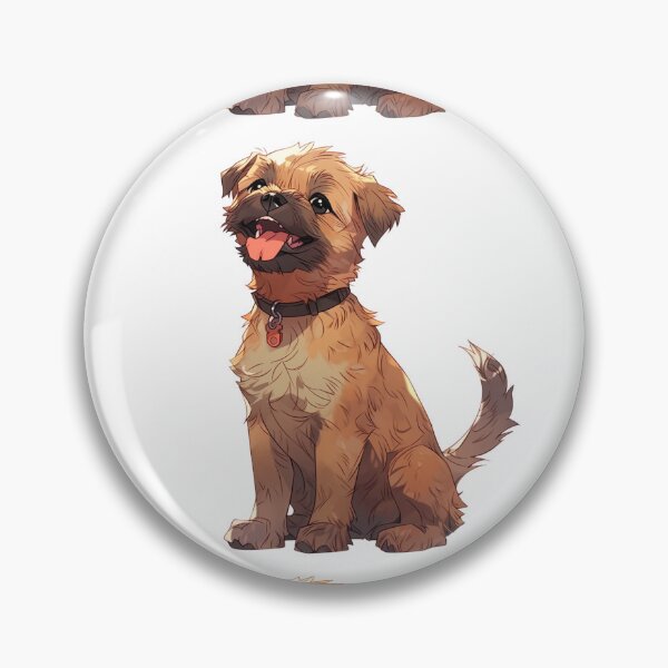 Item preview, Cute Border Terrier designed and sold by MendaciousMina.