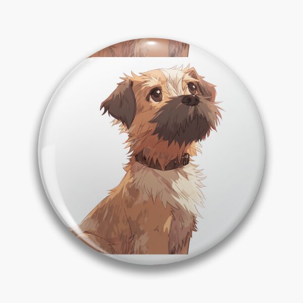 Item preview, Cute Border Terrier designed and sold by MendaciousMina.