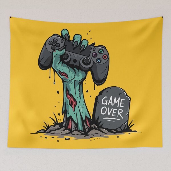 Item preview, Zombie Gamer designed and sold by Soft Mayhem Studio.