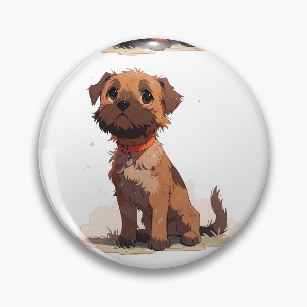 Item preview, Cute Border Terrier designed and sold by MendaciousMina.