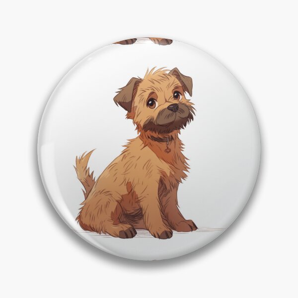 Item preview, Cute Border Terrier designed and sold by MendaciousMina.