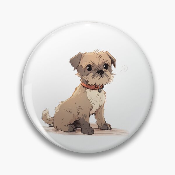 Item preview, Cute Border Terrier designed and sold by MendaciousMina.