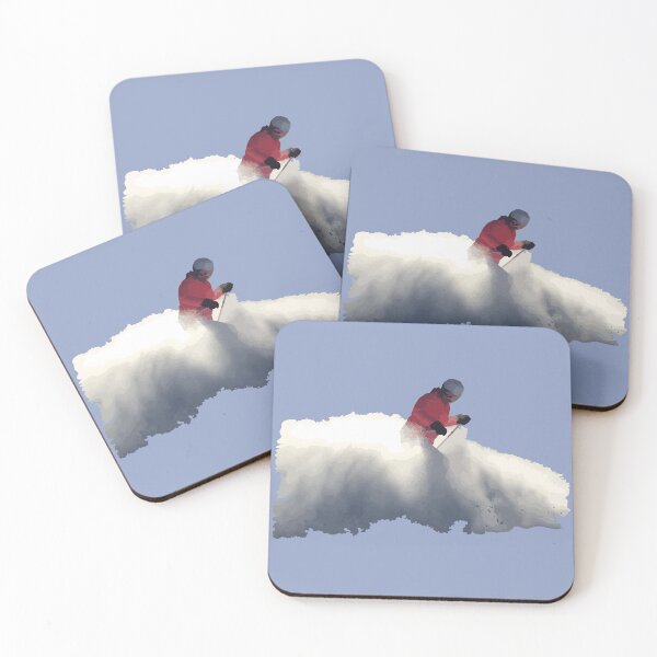 Item preview, Skier Riding Through Deep Powder Snow designed and sold by Arturo Daniel Garcia Palomo.
