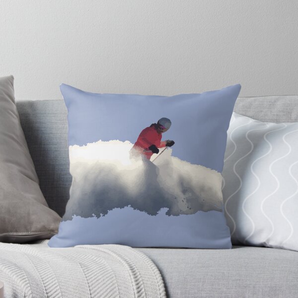 Item preview, Skier Riding Through Deep Powder Snow designed and sold by Arturo Daniel Garcia Palomo.