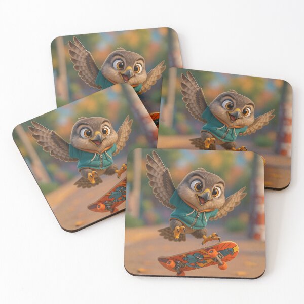 Item preview, Skater Sharp-Shinned Hawk designed and sold by Sillytoe.
