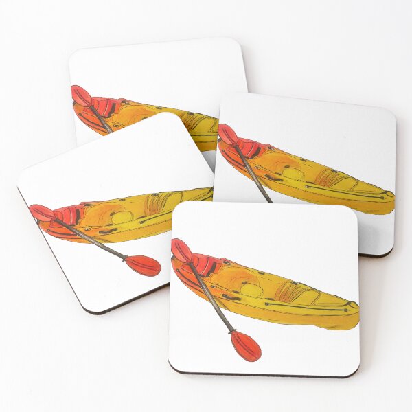 Item preview, Kayak dibujado a mano designed and sold by Lena Draws.