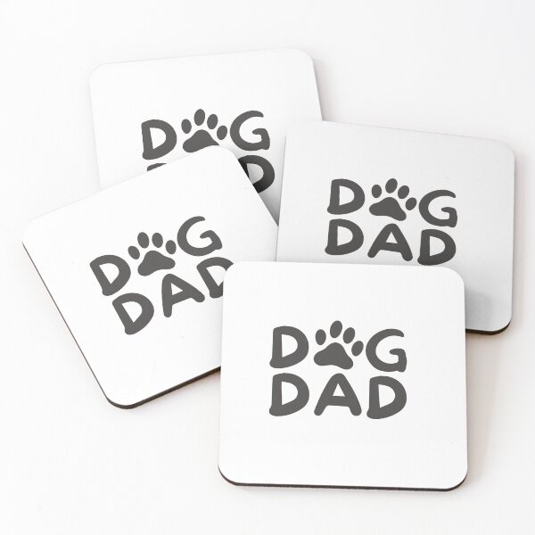 Item preview, Simple Minimalist Dog Dad Modern Typography Paw Print Gift designed and sold by Timoniemma.