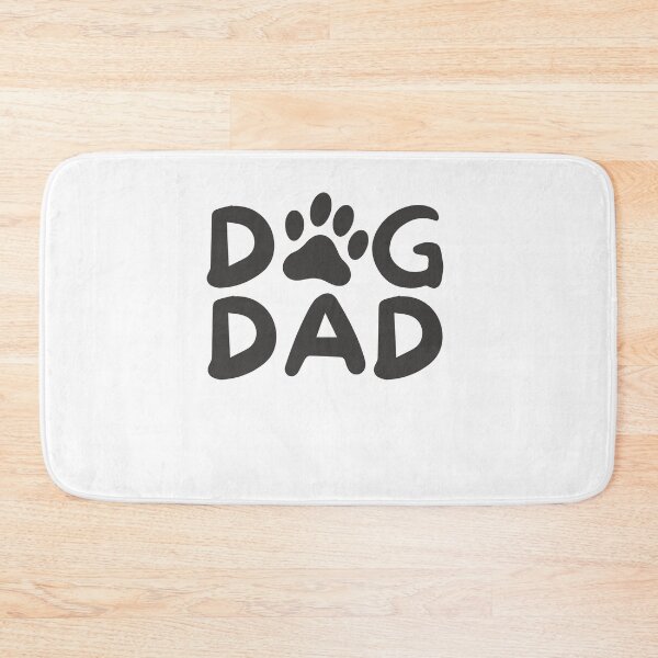 Item preview, Simple Minimalist Dog Dad Modern Typography Paw Print Gift designed and sold by Timoniemma.