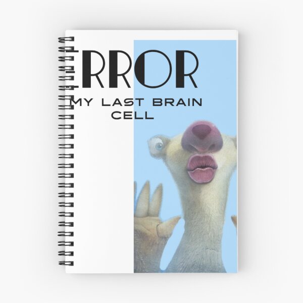 Item preview, Error: My Last Brain Cell Funny Meme Design designed and sold by keera25.