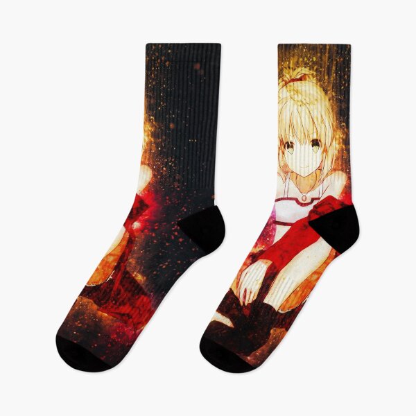 Item preview, Mordred Fate Grand Order Crimson Aura Anime Girl Focus designed and sold by mildaclairmo.
