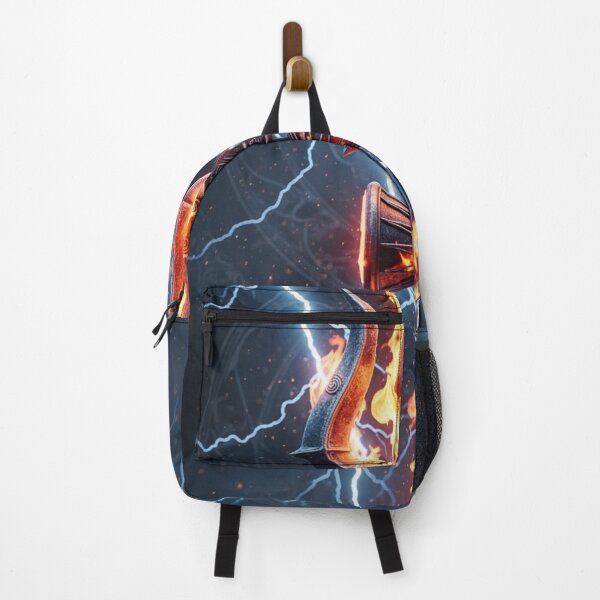 Item preview, Shiva Trishul – Fire and Lightning Mahadev Power Sticker designed and sold by Mojbin.