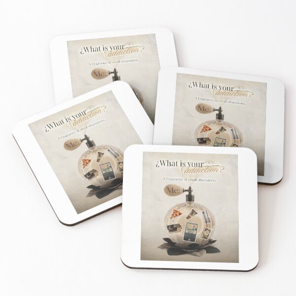 Item preview, WHAT IS YOUR ADDICTION PEACH CREAM COLLAGE designed and sold by melyverso.