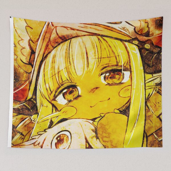Item preview, Mitty Made In Abyss Golden Glow Cute Wholesome Closeup designed and sold by mildaclairmo.