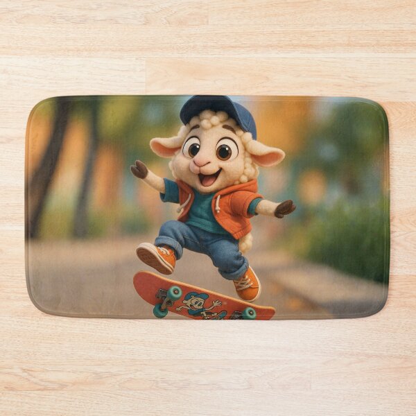 Item preview, Skater Sheep designed and sold by Sillytoe.