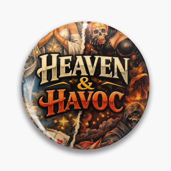 Item preview, Heaven & Havoc – Celestial Chaos Fantasy Graphic designed and sold by MimisCornerCo.