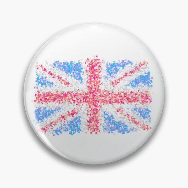 Item preview, Union Jack Flower Flag designed and sold by ParadoxPumpkin.