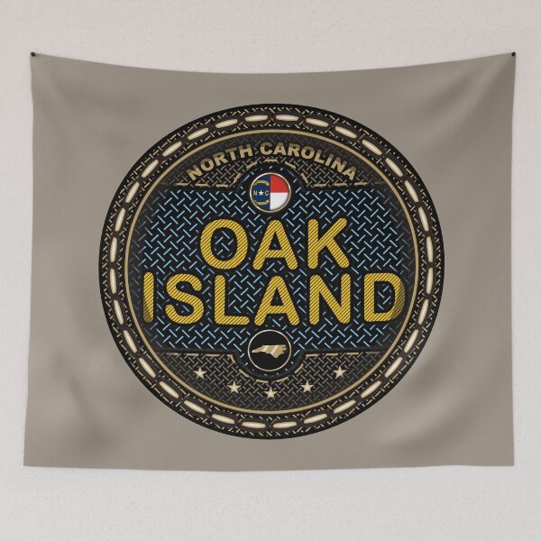 Item preview, Oak Island North Carolina stitching effect designed and sold by studioss76.