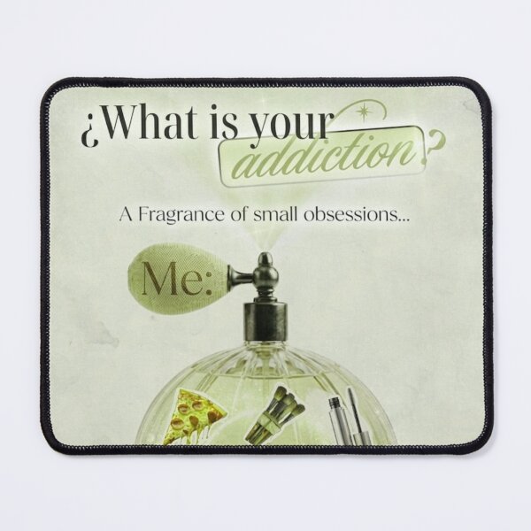 Item preview, WHAT IS YOUR ADDICTION EMERALD PALE COLLAGE designed and sold by melyverso.