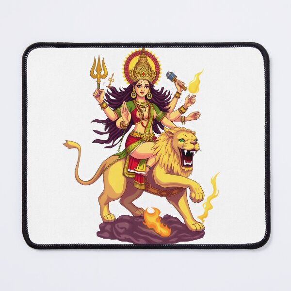 Item preview, Divine Durga Lion Ride designed and sold by Teewave-Ashish.