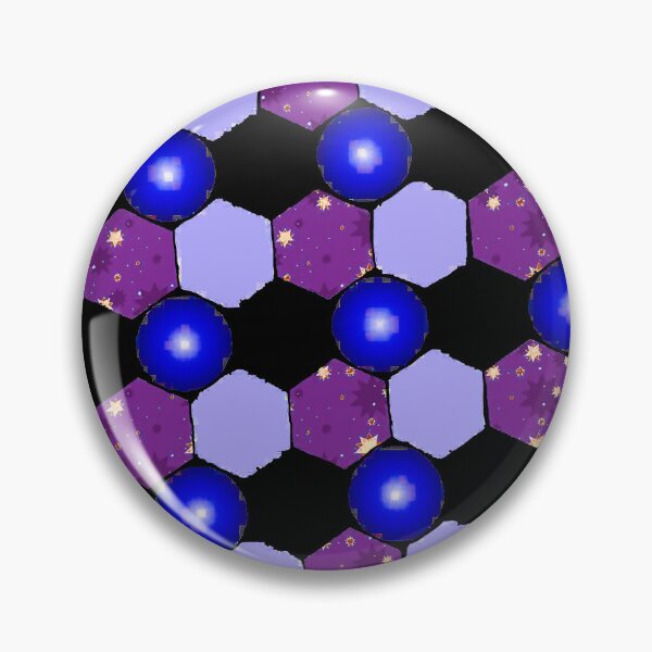 Item preview, Cosmic Hex Grid Pattern designed and sold by TheMarketplaceworld.
