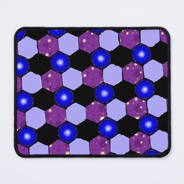 Item preview, Cosmic Hex Grid Pattern designed and sold by TheMarketplaceworld.
