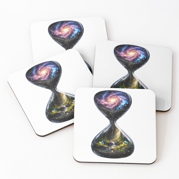 Item preview, Galaxy Forest Hourglass  designed and sold by jgvisualarts.