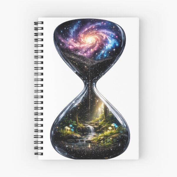Item preview, Galaxy Forest Hourglass  designed and sold by jgvisualarts.