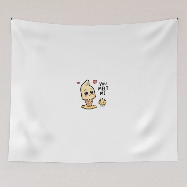 Item preview, You Melt Me – Cute Ice Cream & Sun Love designed and sold by meesara.