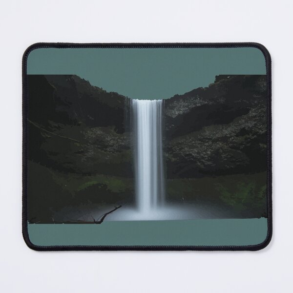 Item preview, Tall Waterfall Flowing Into Misty Pool designed and sold by Arturo Daniel Garcia Palomo.