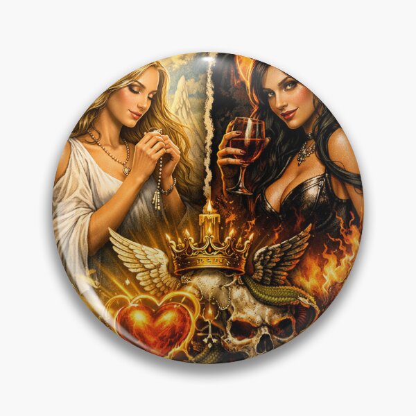 Item preview, Virtue & Vice – Good vs Evil Fantasy Graphic designed and sold by MimisCornerCo.