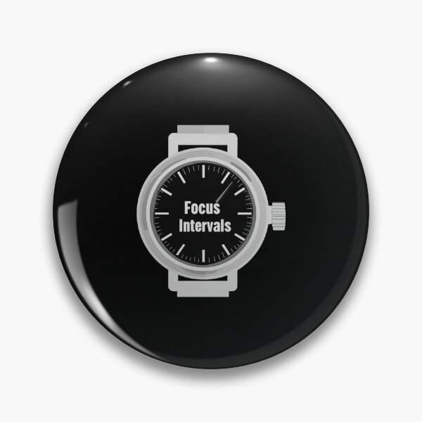 Item preview, Focus Intervals Black Wristwatch Face designed and sold by FWLKIT.