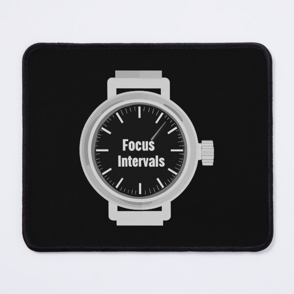 Item preview, Focus Intervals Black Wristwatch Face designed and sold by FWLKIT.
