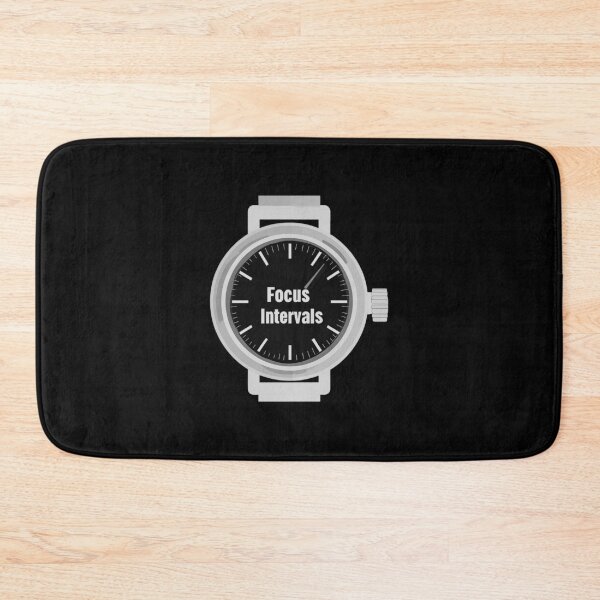 Item preview, Focus Intervals Black Wristwatch Face designed and sold by FWLKIT.