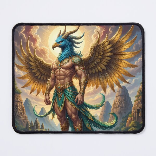 Item preview, Garuda - Hindu God Fantasy Art designed and sold by Lucid Dream Pixel.