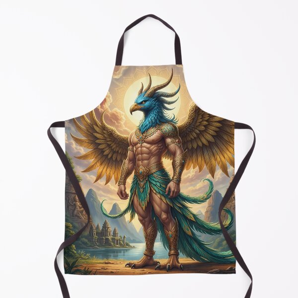 Artikelvorschau, Garuda – Hinduistischer Gott (Fantasy-Kunst) entworfen und verkauft von Lucid Dream Pixel.