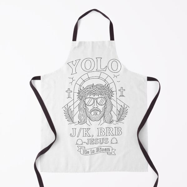 Item preview, Easter Yolo JK BRB Jesus He Is Risen Religious Easter Meme Men Women Kids Design designed and sold by MyTeeSh.