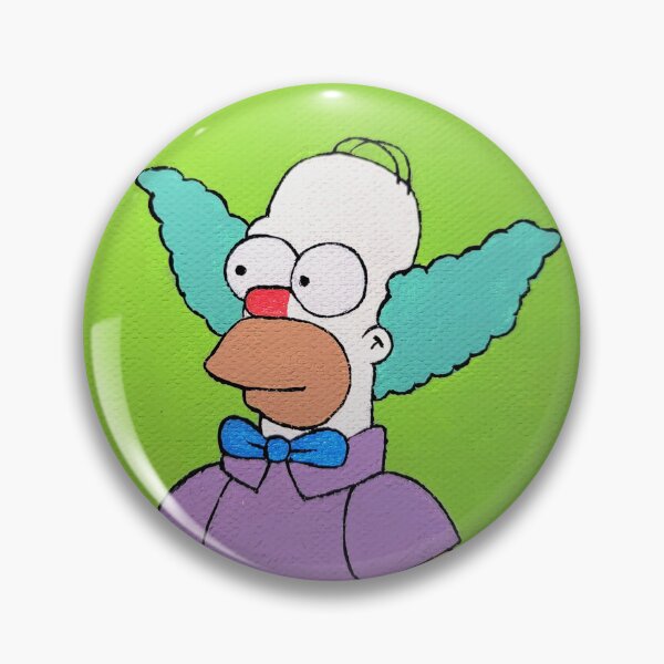 Item preview, Homer Simpson as Krusty the Clown designed and sold by Baileypaints.
